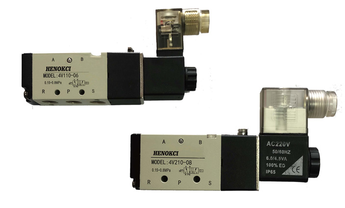 4V系列二位五通、三位五通電磁閥
